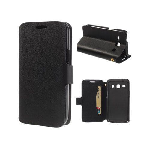 Bellman (Sort) Samsung Galaxy Core Plus Læder Flip Etui