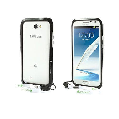 Scirocco (Sort) Samsung Galaxy Note 2 Aluminium Bumper