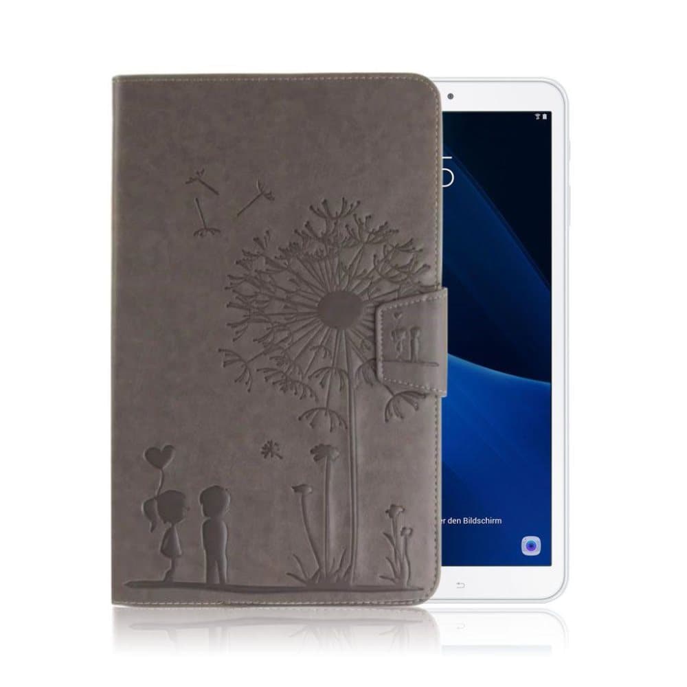 Samsung Galaxy Tab A 10.1 (2016) læder-etui - Grå