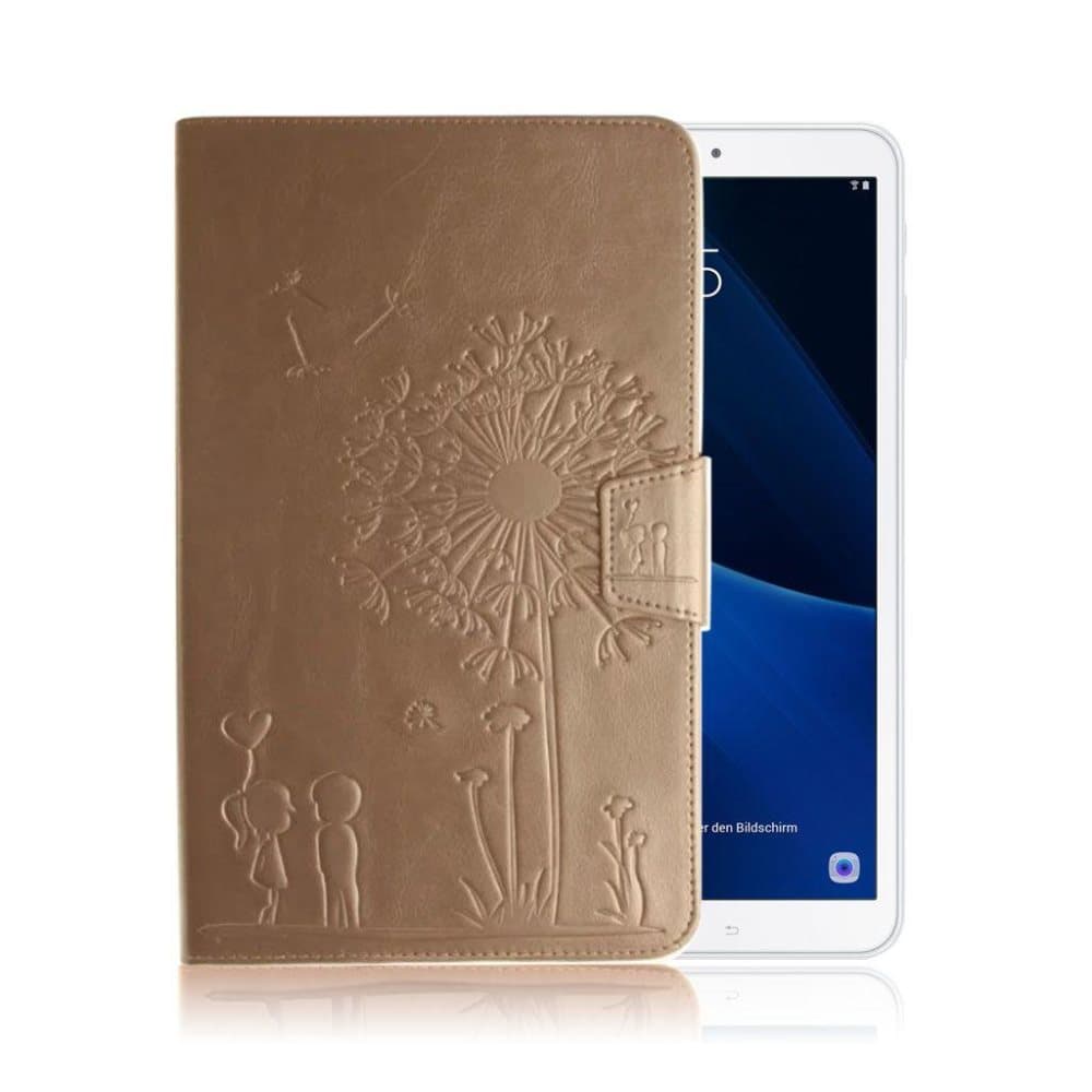 Samsung Galaxy Tab A 10.1 (2016) læder-etui - Guld