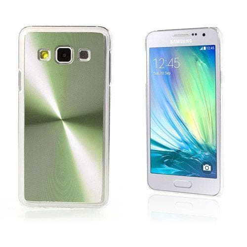 Grooves Samsung Galaxy A3 Kova Kuori - Vihreä