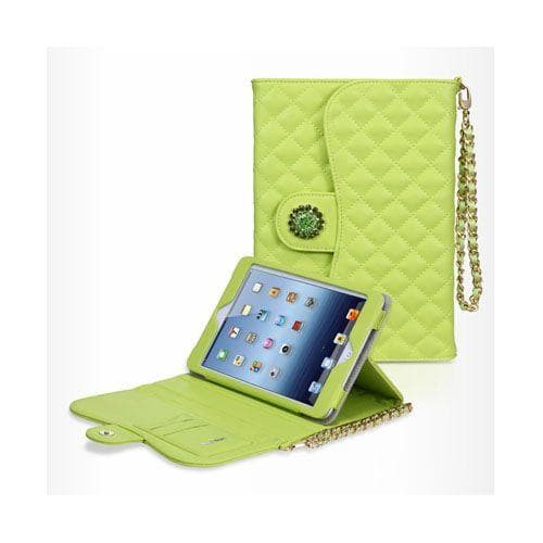 Takefans Rhombus (Grøn) iPad Mini Læderetui