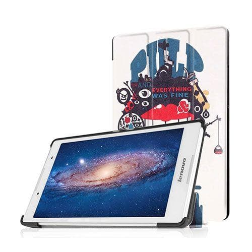 Læder-etui til Lenovo Tab 2 A8-50 med tri-fold funktion - Mo