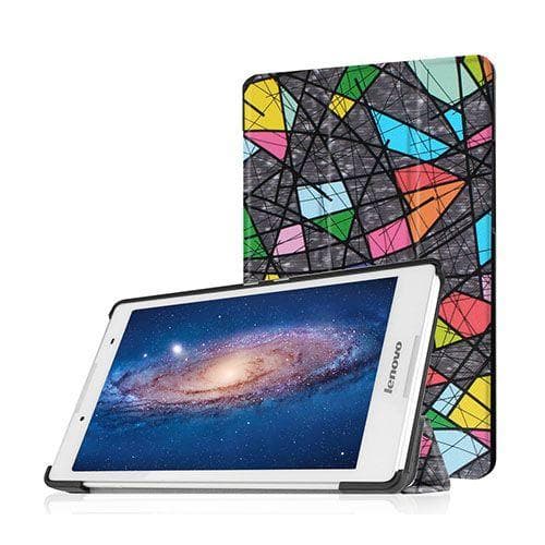 Læder-etui til Lenovo Tab 2 A8-50 med tri-fold funktion - Ab