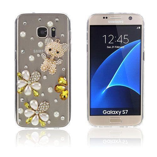 Blixen cover til Samsung Galaxy S7 med rhinsten - Bjørn og b