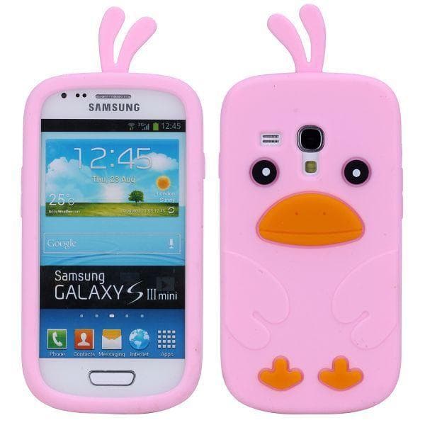 Happy Bird (Rosa) Samsung Galaxy S3 Mini Skal