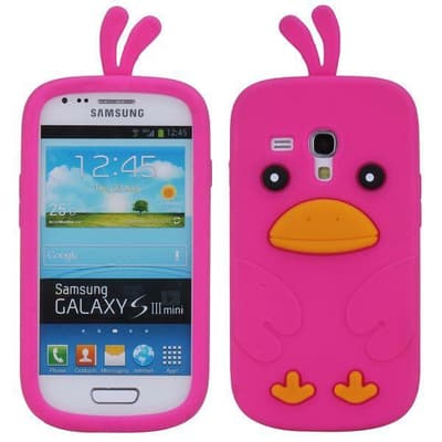 Glad Fugl (Hot Pink) Samsung Galaxy S3 Mini Cover