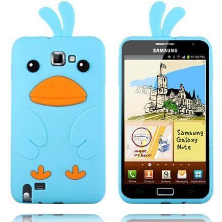 Glad Fugl (Lyseblå) Samsung Galaxy Note Cover