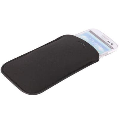 Color Samsung Galaxy S3 Læder Case (Sort)