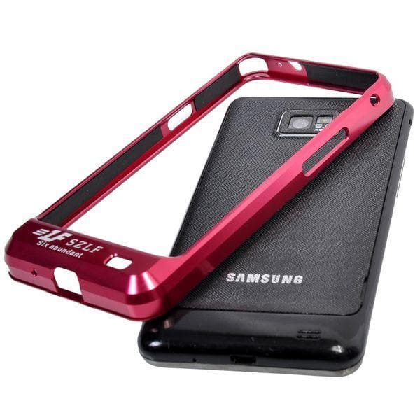 Aluminium Bumper til Samsung Galaxy S2 (Rød)