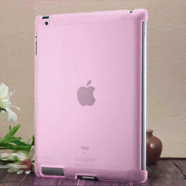 Transparent Hard Shell (Lys Pink) iPad 2 Cover