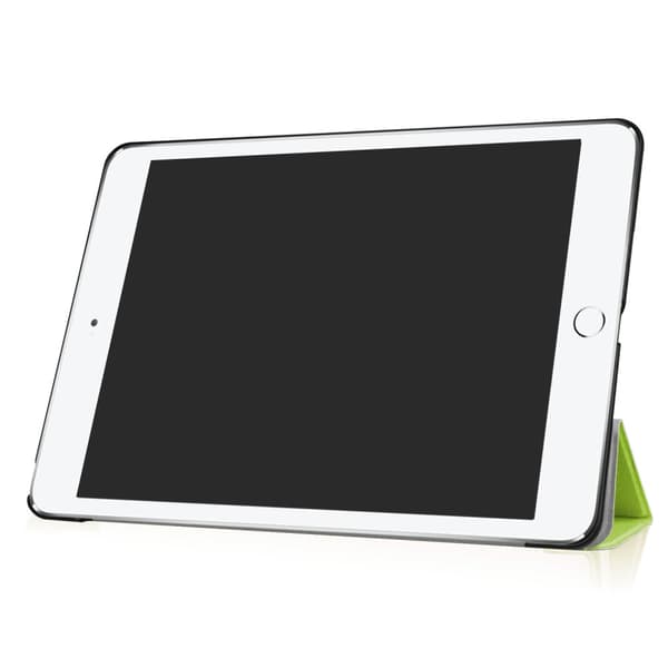 iPad 9.7" (2017 / 2018) Slim fit tri-fold fodral - Grön