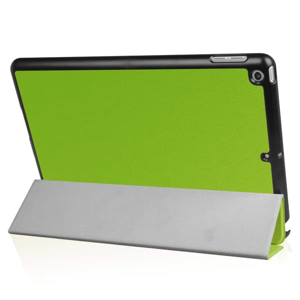 iPad 9.7" (2017 / 2018) Slim fit tri-fold fodral - Grön