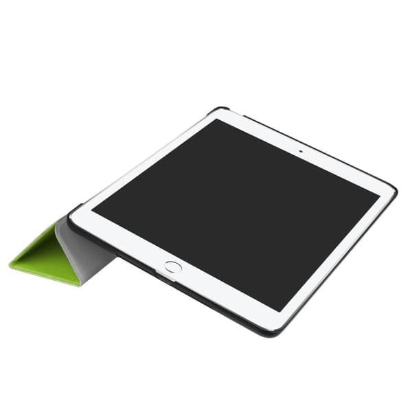 iPad 9.7" (2017 / 2018) Slim fit tri-fold fodral - Grön