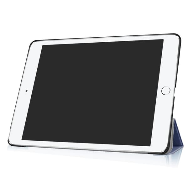 iPad 9.7" (2017 / 2018) Slim fit tri-fold fodral - Mörk Blå