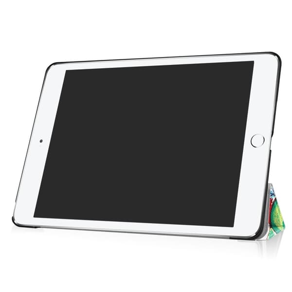 iPad 9.7" (2017 / 2018)  Slim fit tri-fold fodral - Colored Tree