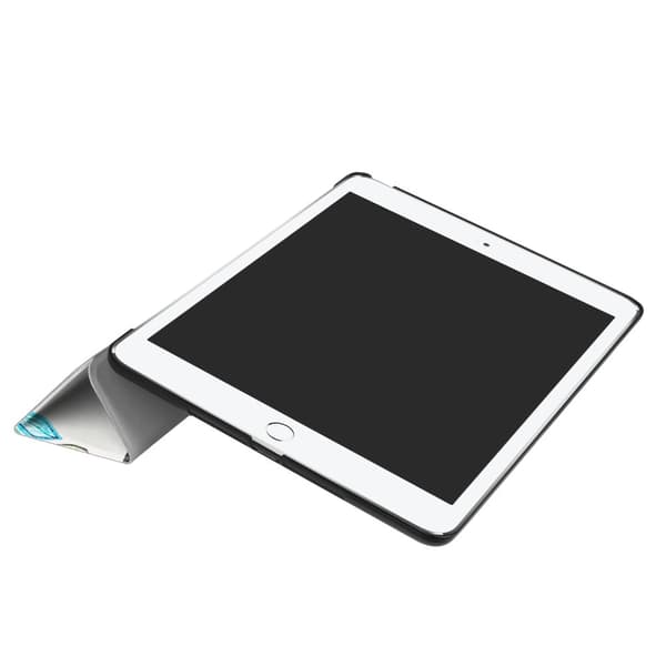 iPad 9.7" (2017 / 2018)  Slim fit tri-fold fodral - Colored Tree