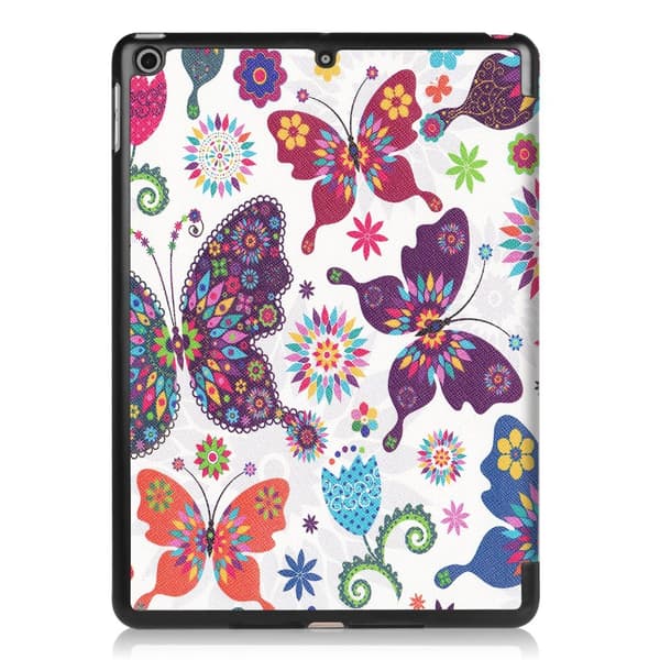 Til iPad 9.7 (2018)/9.7 (2017) Trifoldet stativetui - Sommerfugle