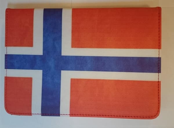 Deksel iPad 2/3/4, 360 rotasjon FLAGS