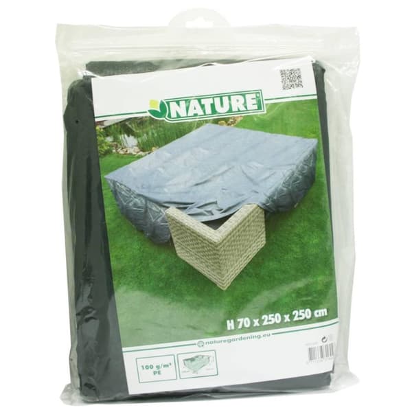 Nature Hagemøbeltrekk for lavt bord og stoler 250x250x70 cm