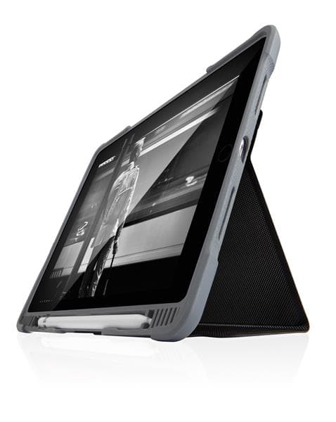 STM dux plus C EDU (iPad 6th Gen) - Black w/ Apple Pencil holder