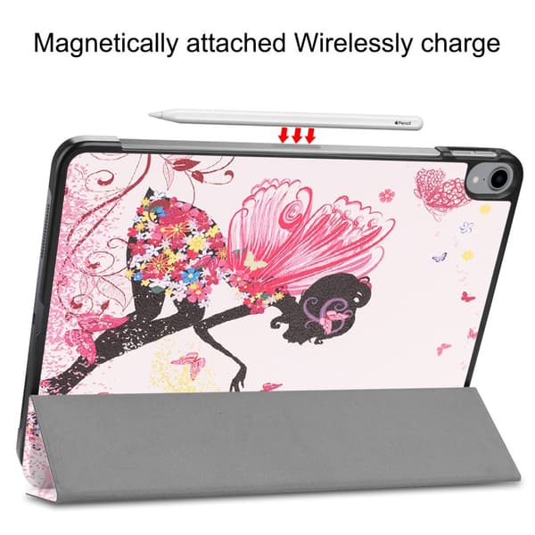 iPad Pro 11 (2018) Slim fit tri-fold fodral - Fairy and Butterflies