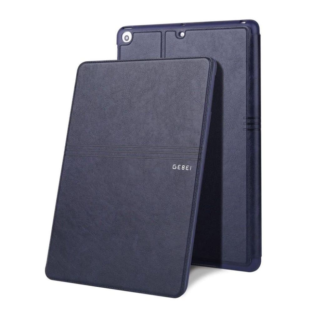 GEBEI iPad (2018) crazy horse Mønster PU læder flip etui - M