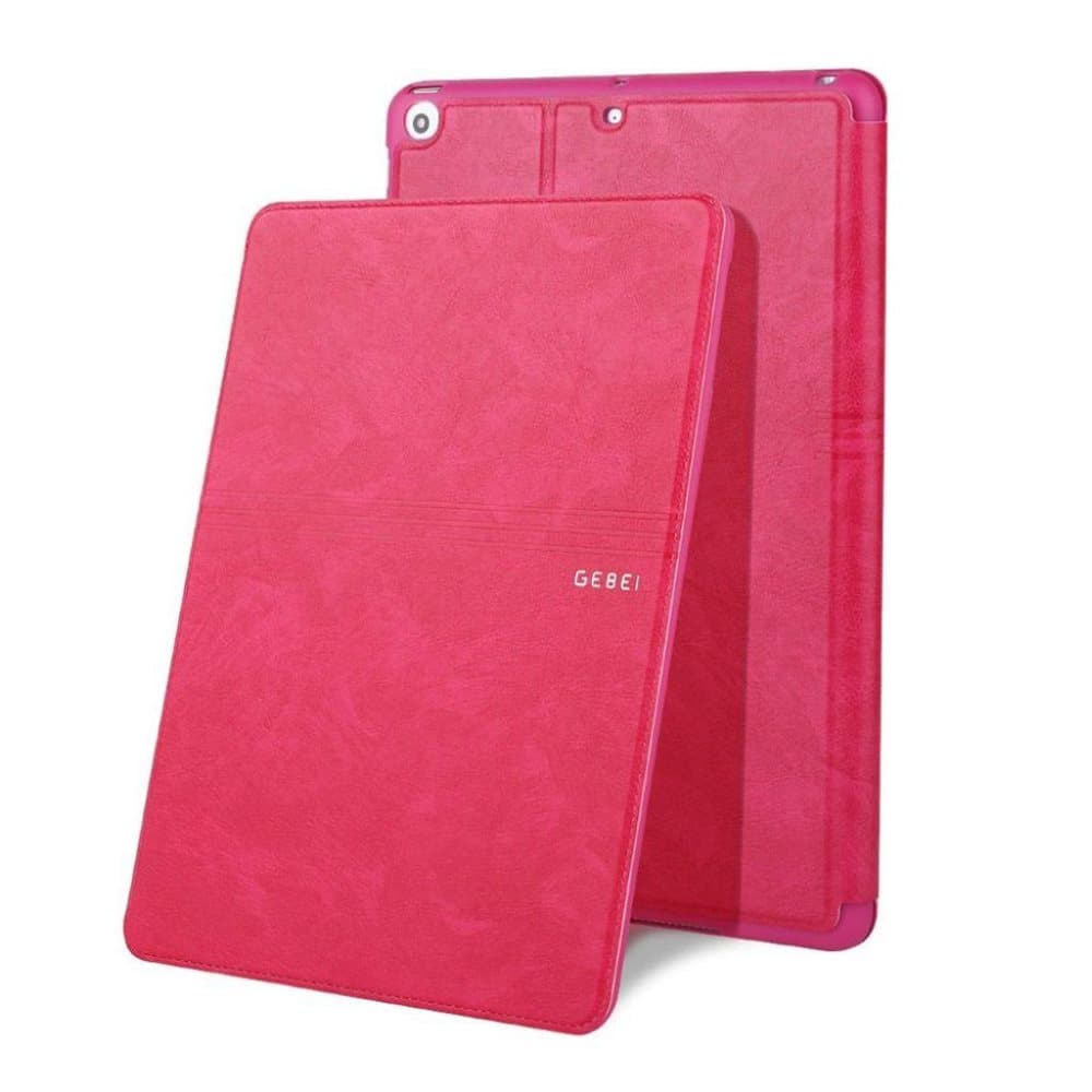 GEBEI iPad (2018) crazy horse Mønster PU læder flip etui - R