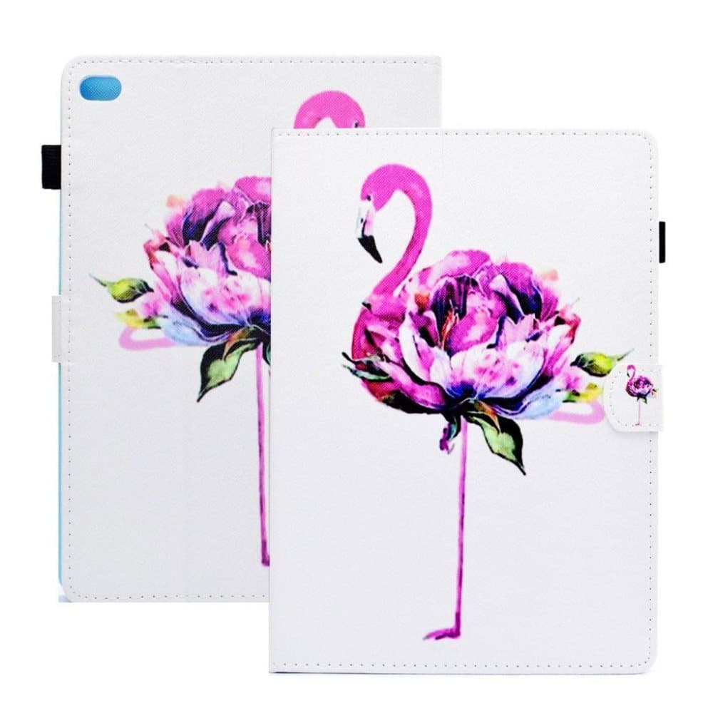 iPad (2018) persoonallinen suojakotelo - Flamingo