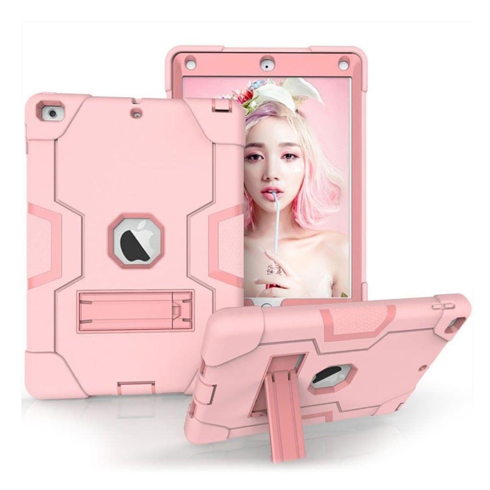 iPad (2017) kaksivärinen suojakuori - Pinkki