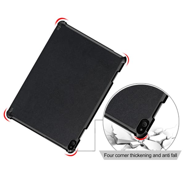 Tri-fold Fodral till Lenovo Tab P10 - Svart