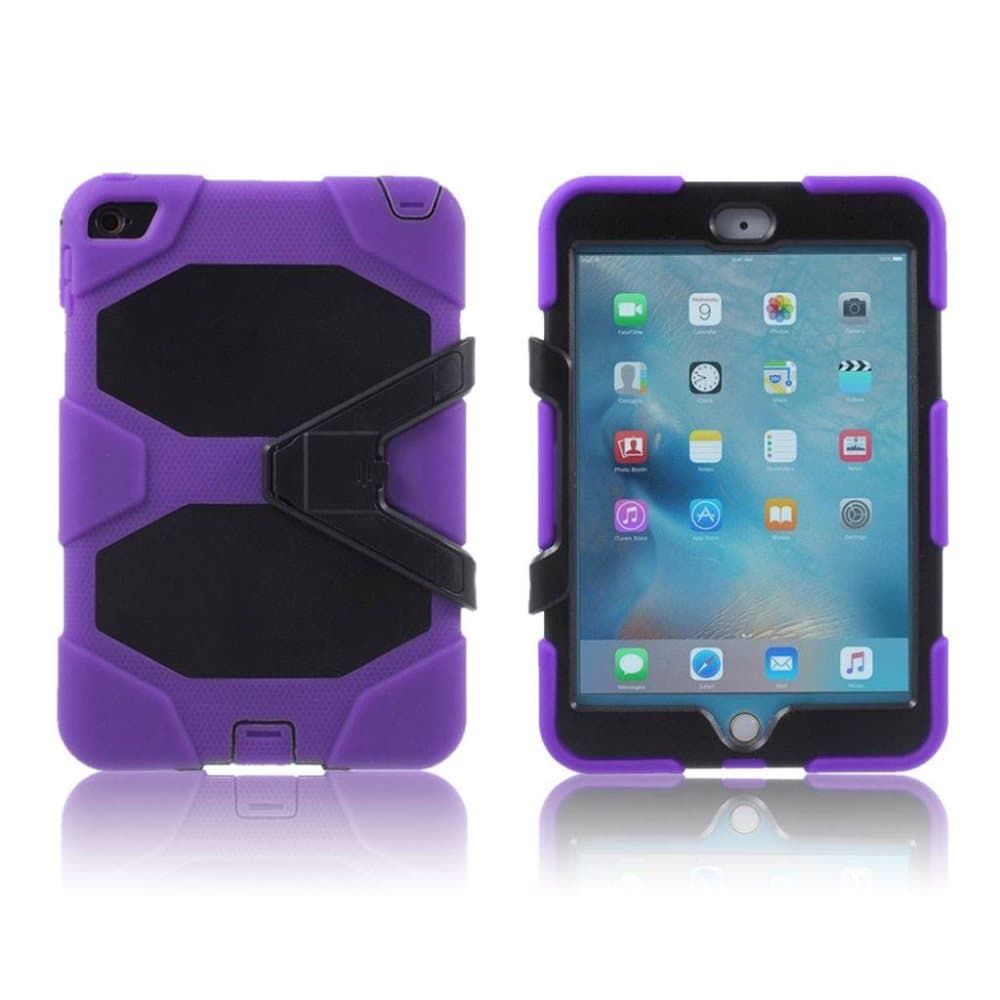 iPad Mini 4 holdbart siliconecover - Lilla