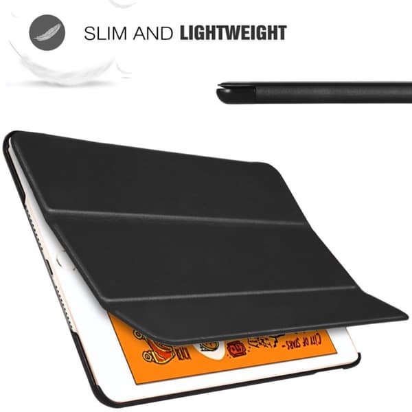 iPad Mini 2019 / Mini 4 Slim fit tri-fold fodral - Svart