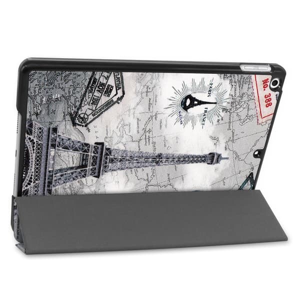 Apple iPad 10.2 2021/2020 Slim fit tri-fold fodral - Map
