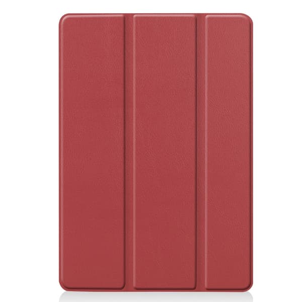 Apple iPad 10.2 2021/2020/2019 Trifoldet Stativetui -Vinrød