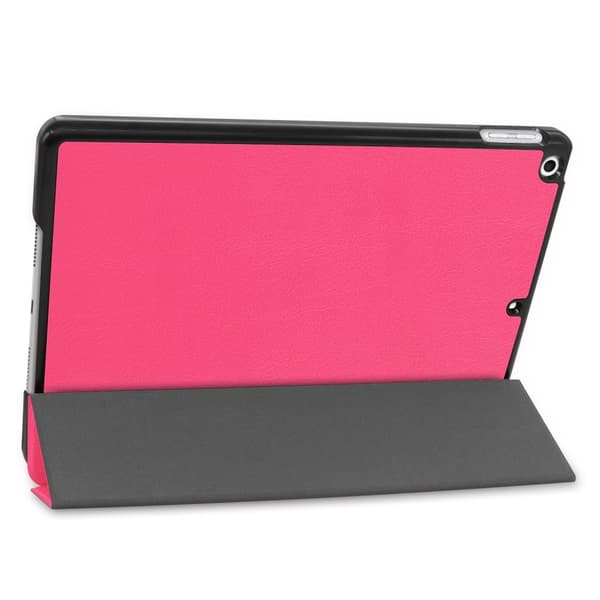 Apple iPad 10.2 2021/2020/2019 Trifoldet Stand Tablet-Taske -Rose