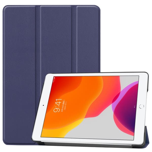 Apple iPad 10.2 2021/2020/2019 Trifoldet Stativetui - Mørkeblå