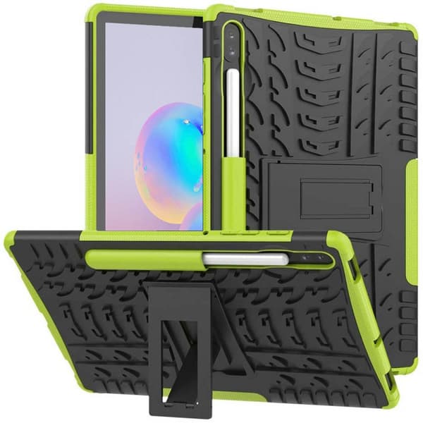 Stødfast Cover med stativ Samsung Galaxy Tab S6 10.5 (SM-T860) : farve - grøn
