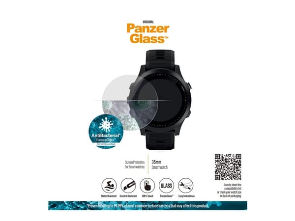 PanzerGlass Original - Näytönsuoja älykellolle - lasi - kristallinkirkas - Garmin Forerunner 245:lle
