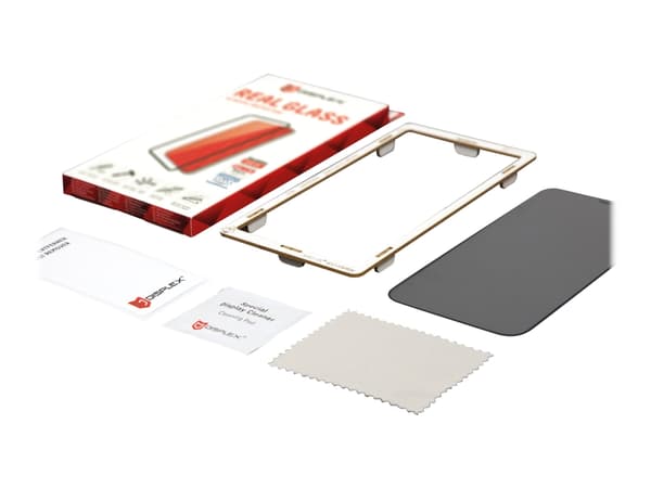 DISPLEX Real Glass - Skjermbeskyttelse for mobiltelefon - full deksel - glass - 5.8" - for Apple iPhone 11 Pro, X, XS