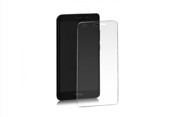 Qoltec Premium - Skjermbeskyttelse for mobiltelefon - glass - gjennomsiktig - for Honor 7 Lite