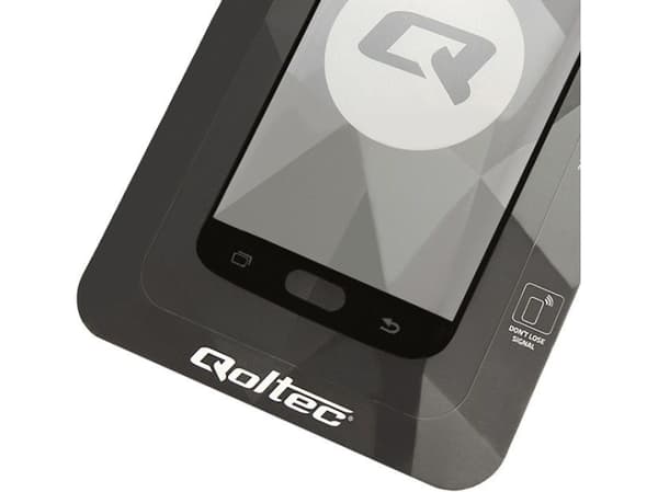 Qoltec 51440, Samsung, Galaxy A3 (2017), Naarmuuntumisenkestävä, Musta, Läpinäkyvä, 1 kpl