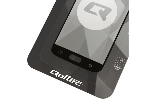 Qoltec 51440, Samsung, Galaxy A3 (2017), Naarmuuntumisenkestävä, Musta, Läpinäkyvä, 1 kpl