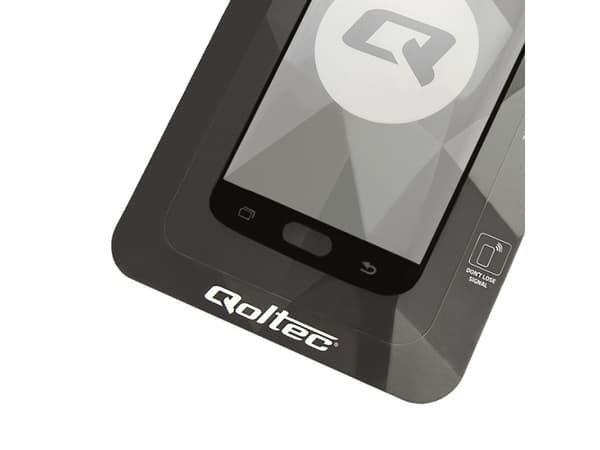 Qoltec 51440, Samsung, Galaxy A3 (2017), Naarmuuntumisenkestävä, Musta, Läpinäkyvä, 1 kpl
