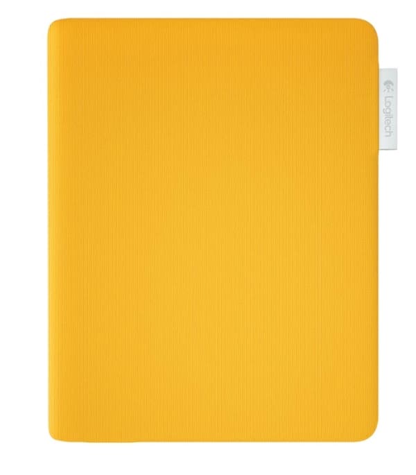 Logitech Folio Protective Case - Beskyttende kasse til nettbrett - solsikkegul - for Apple iPad Air (1. Generation)
