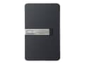 Miniatyrbild 1 av 3: ASUS Turn Case - Skyddsfodral för surfplatta - polyuretan, polykarbonat - svart - för Fonepad ME371MG