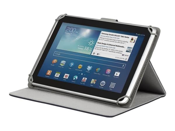 Riva Case 3017 - Tabletin kääntyvä suojus - polyuretaaninahka - sininen - 10.1"