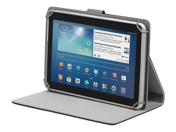 Riva Case 3017 - Tabletin kääntyvä suojus - polyuretaaninahka - sininen - 10.1"