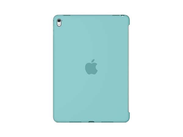 Apple - Baksidesskydd för surfplatta - silikon - havsblå - 9.7"