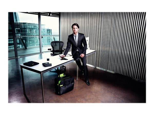 Leitz Complete Tablet Power Sleeve - Beskyttelsesmuffe for nettbrett / ebokleser - metall, polyester - svart - 10"